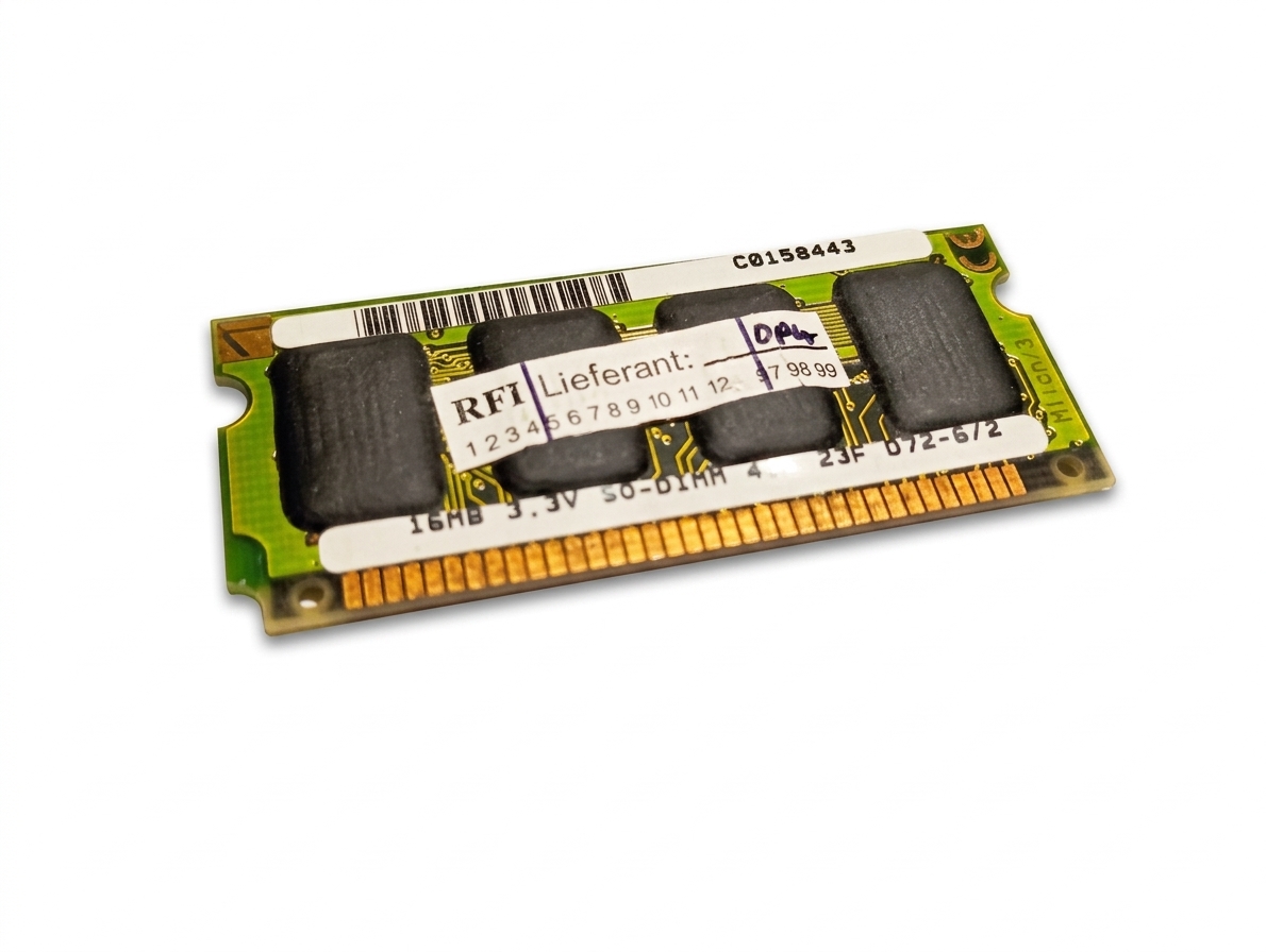 16 MB Ultra-Retro Laptop RAM 72-Pin SO-DIMM (3.3V) (2 Stk.)